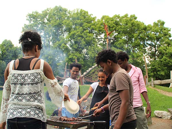 Grillen auf der Buchel